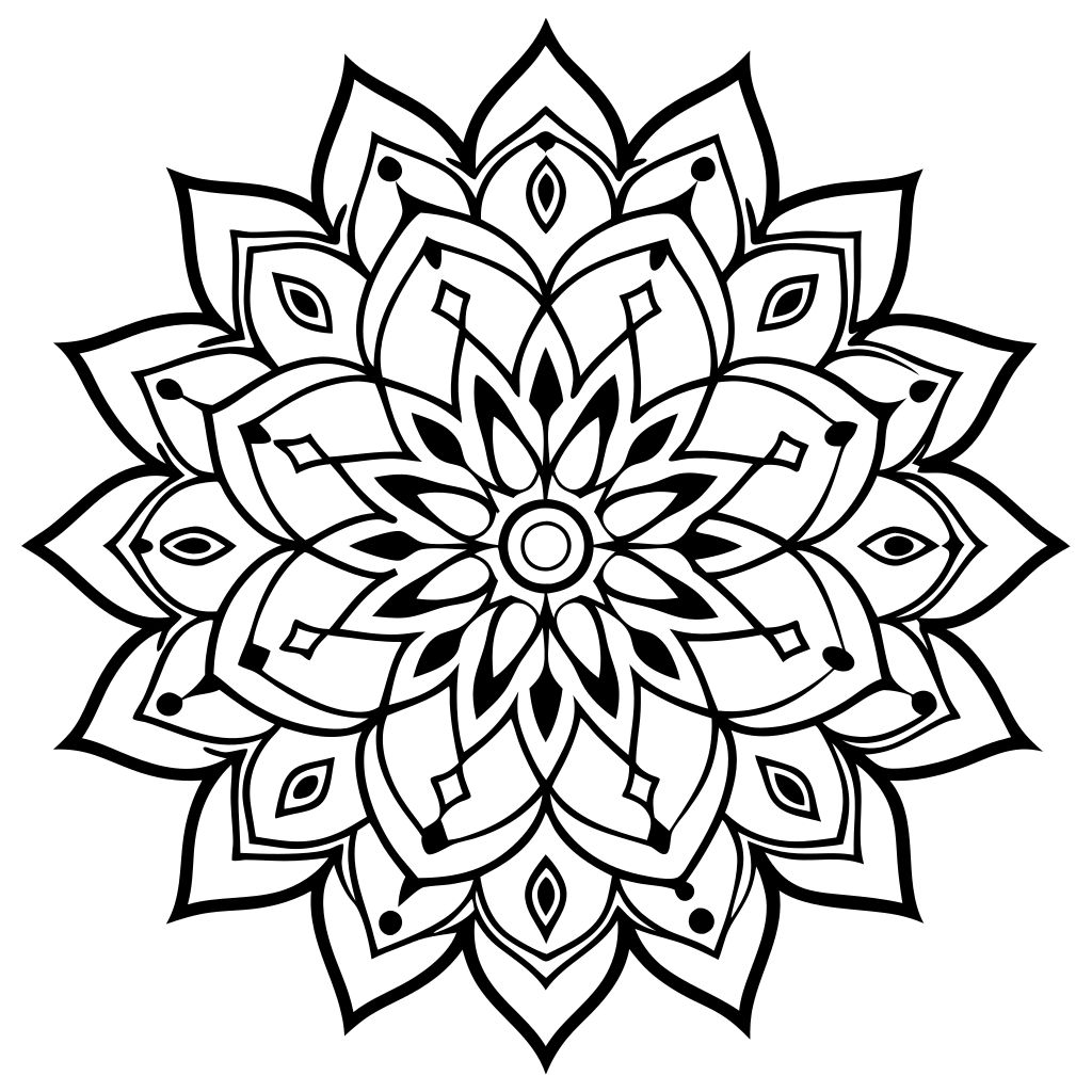 coloring pages of mandalas