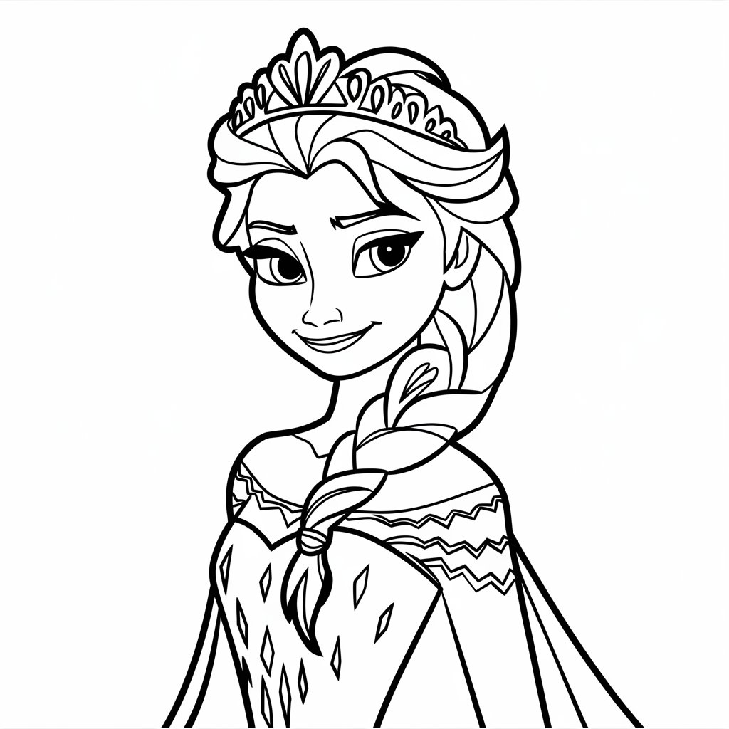 frozen coloring pages elsa and anna