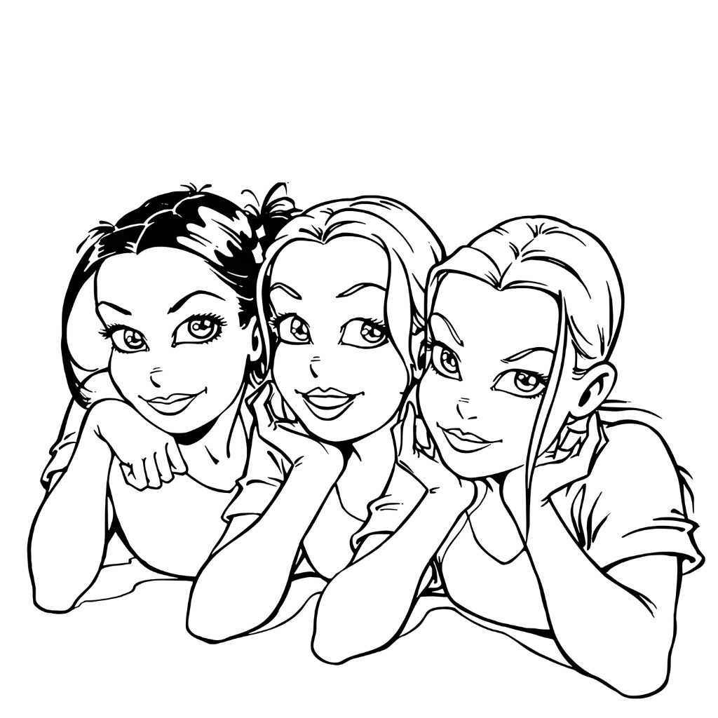 coloring page k3
