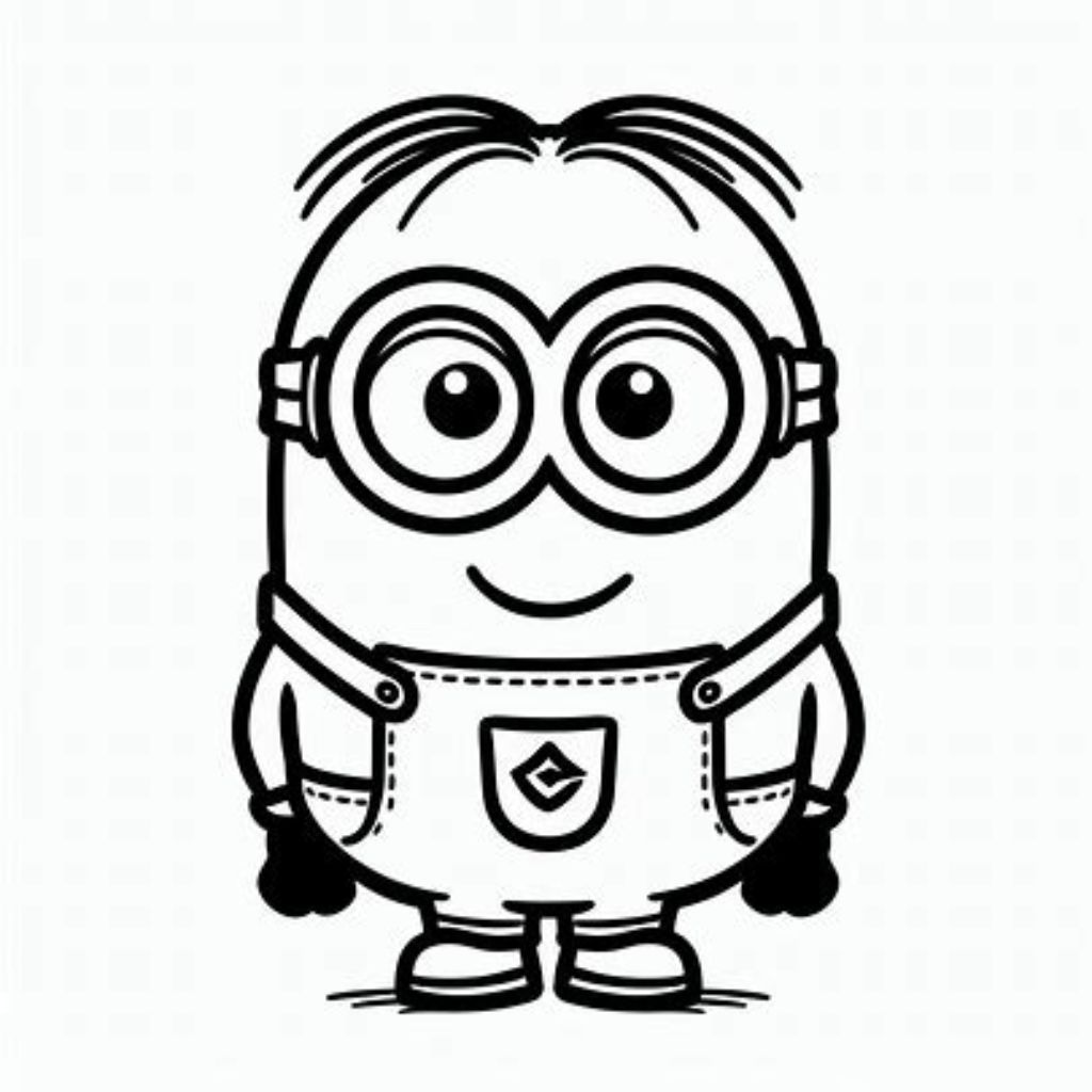 minion coloring pages printable free