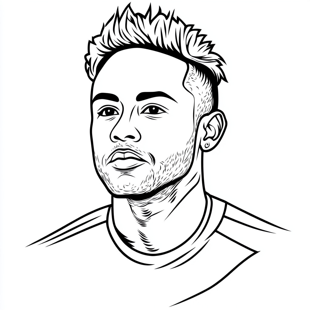 neymar-coloring-pages-printing