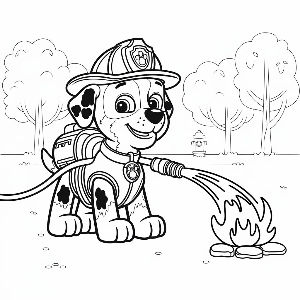 paw patrol skye coloring pages