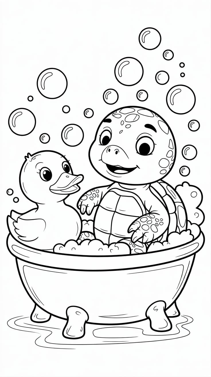 printable coloring pages turtles