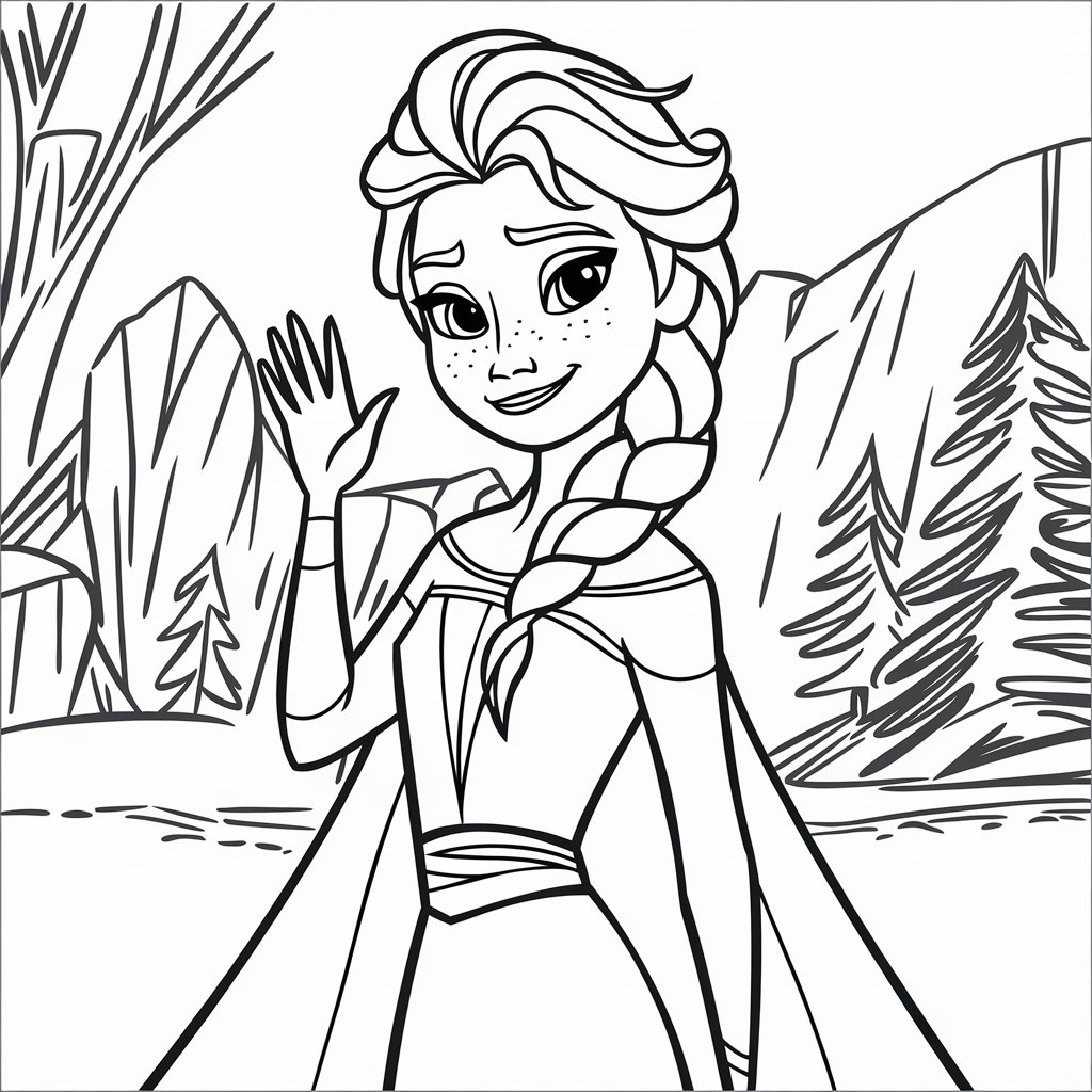 frozen printable coloring pages