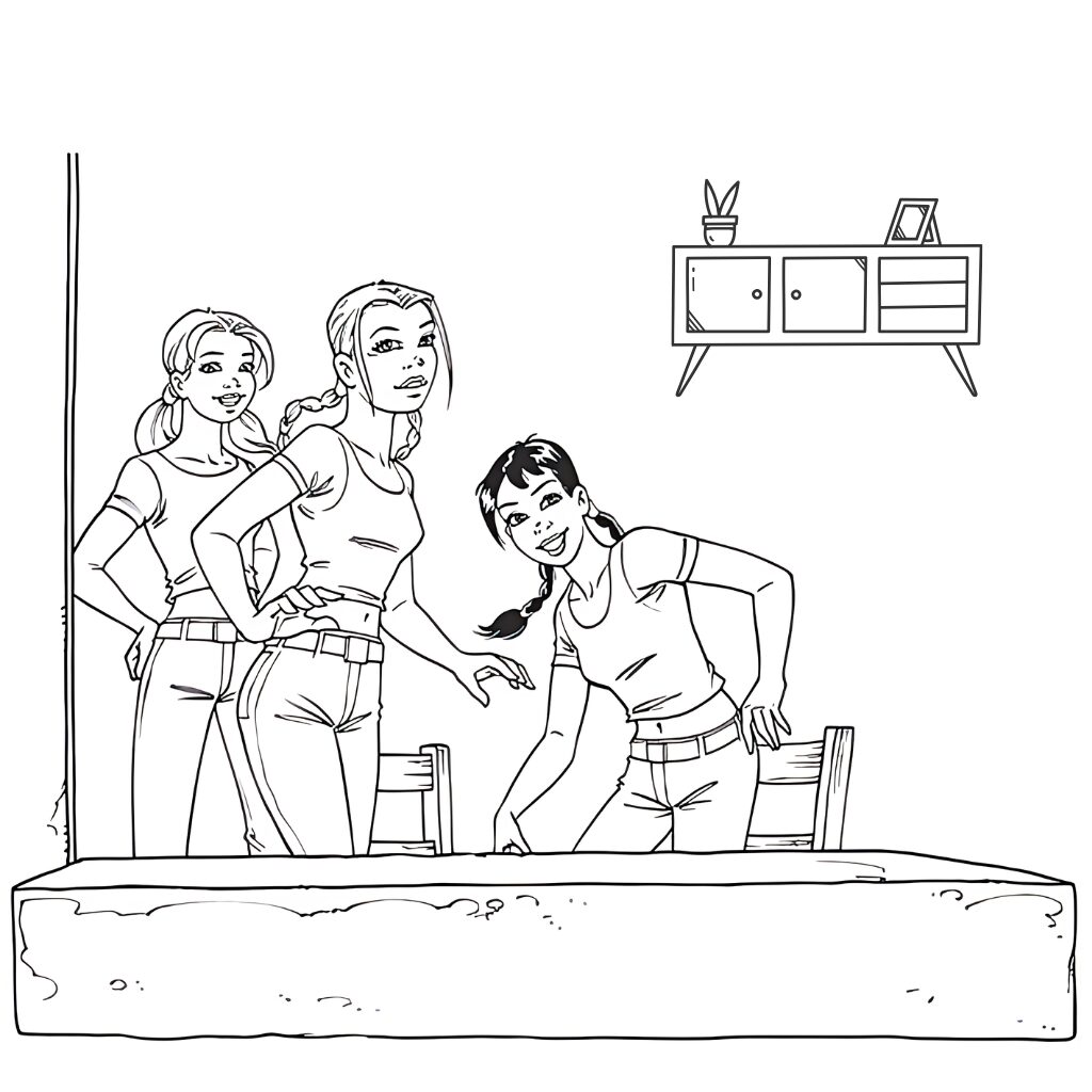k3 coloring pages