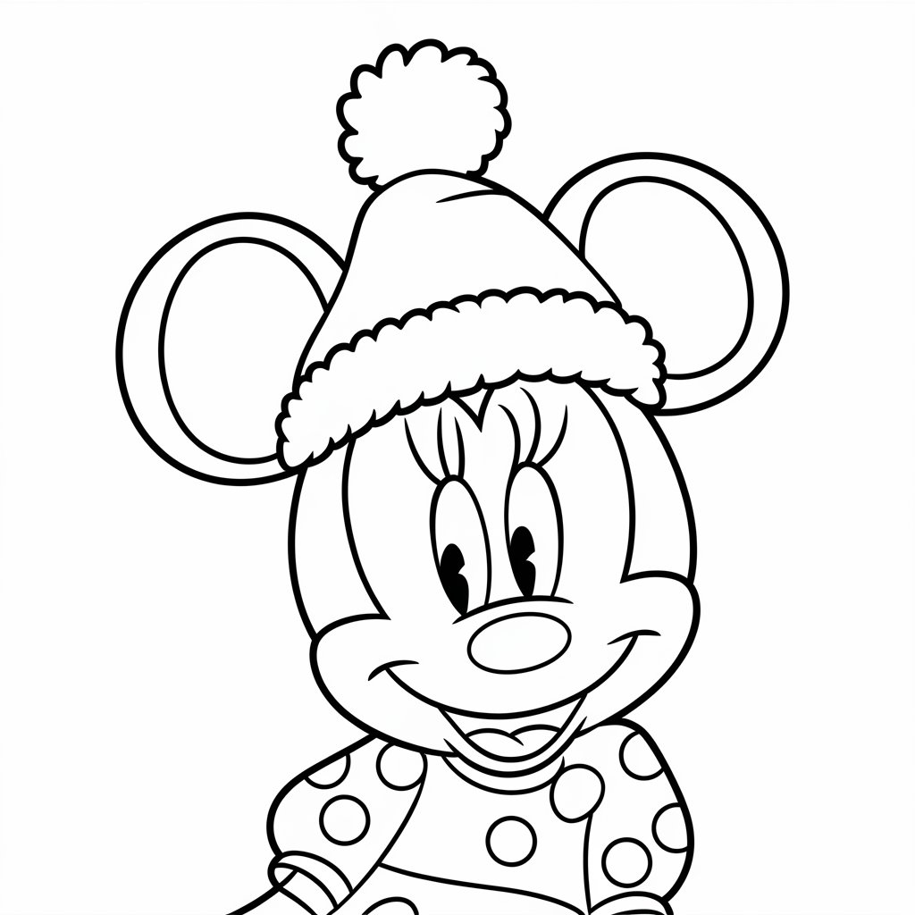 minnie coloring pages