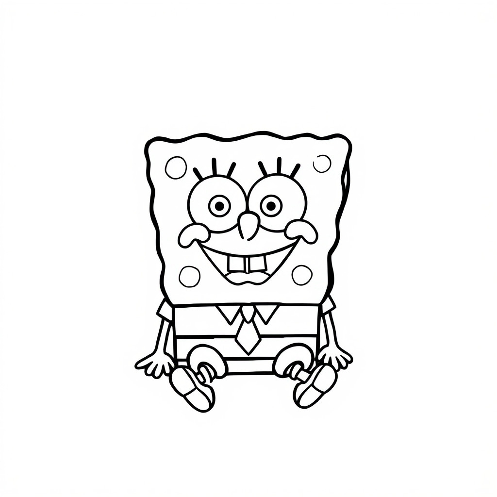 spongebob coloring pages to print