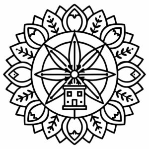 adult mandala coloring pages