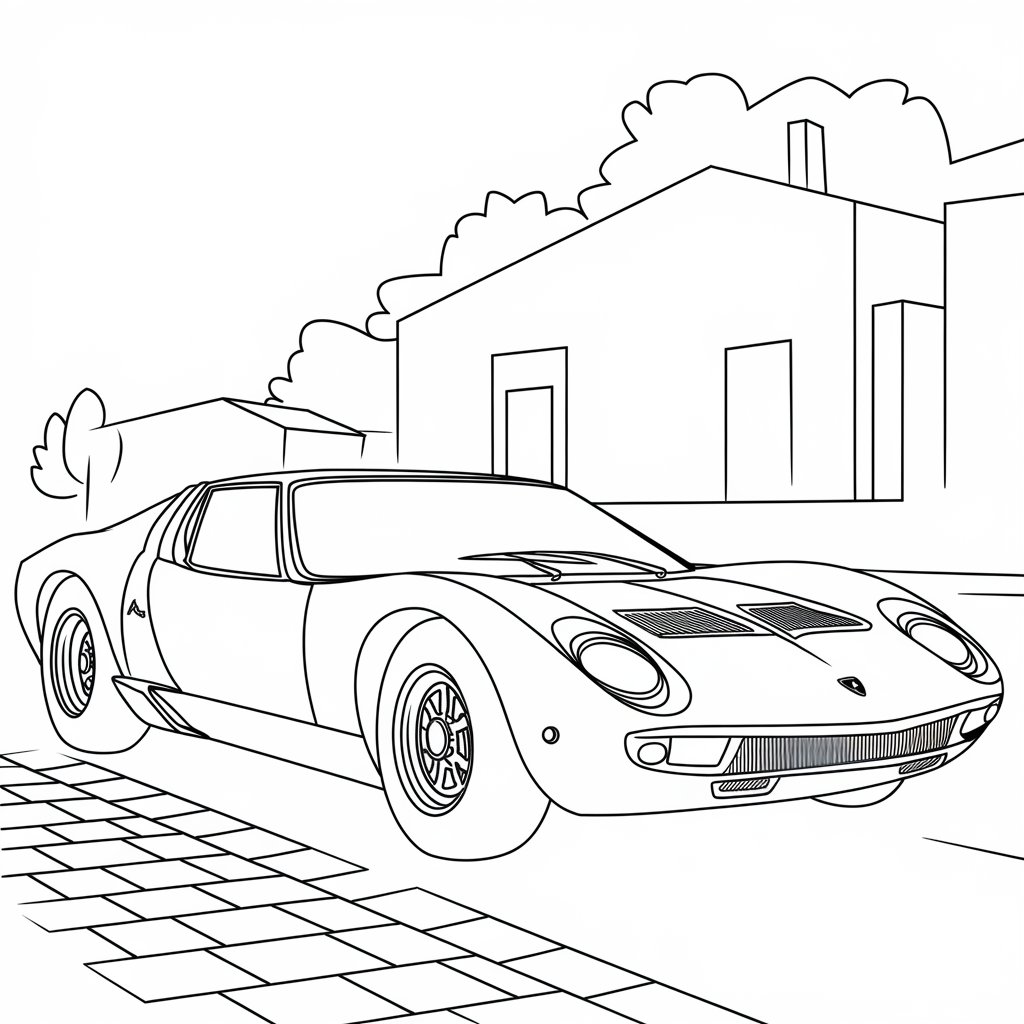 lamborghini aventador coloring pages