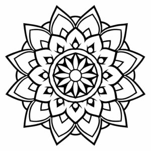 free mandala coloring pages