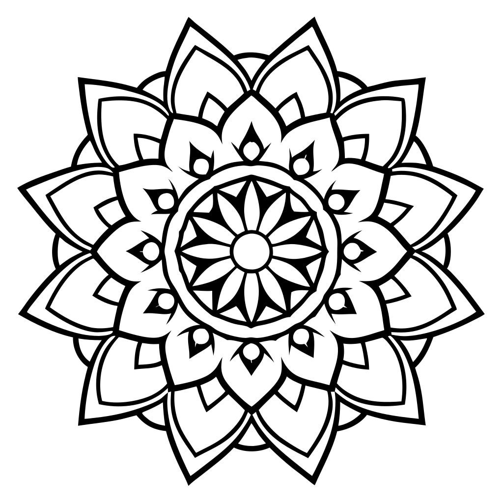 free mandala coloring pages