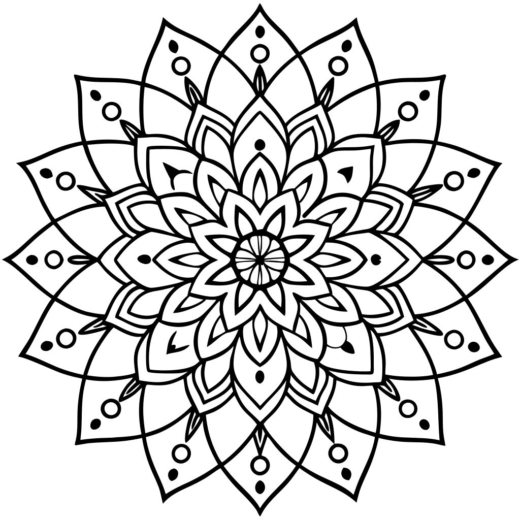 mandala coloring pages for adults