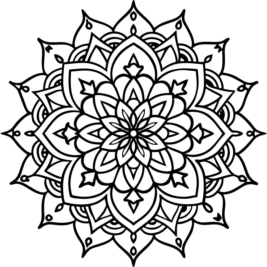 coloring pages mandala