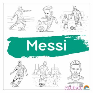 Messi Coloring Pages