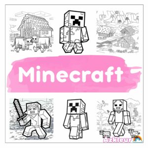 Minecraft Coloring Pages