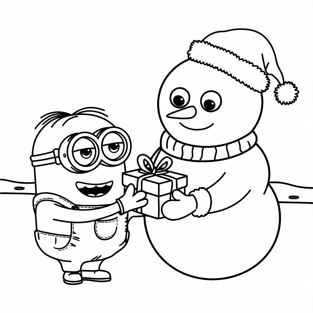 coloring pages minion