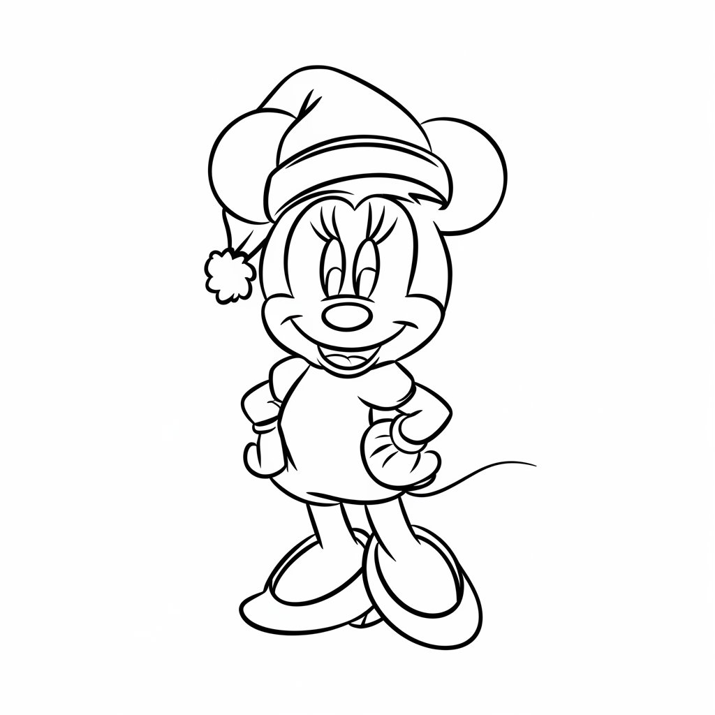 mickey mouse and minnie mouse coloring pages