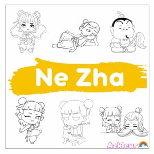 Ne Zha coloring pages