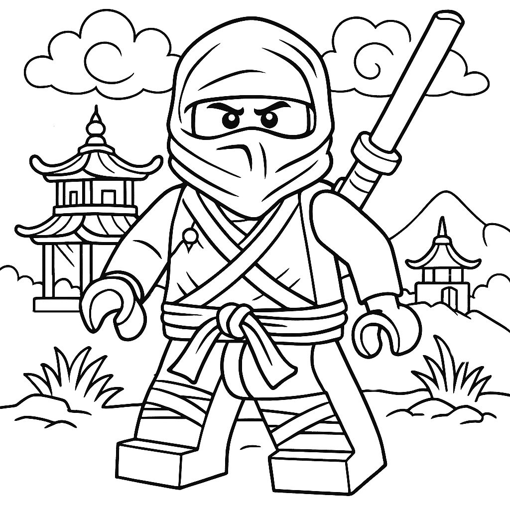ninja ninjago coloring pages
