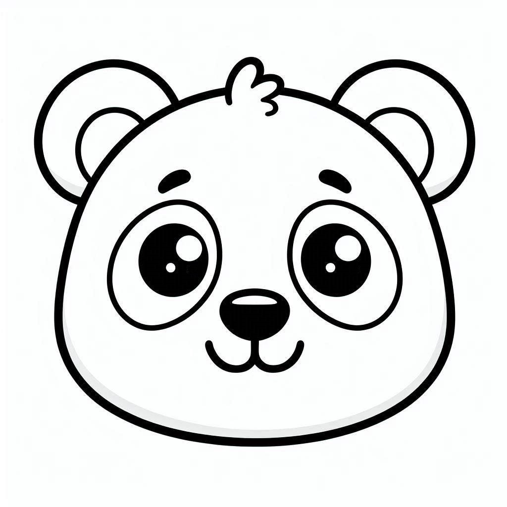 coloring pages of panda bears