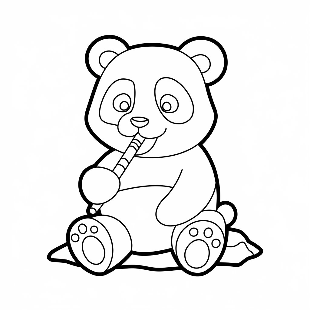 panda coloring pages