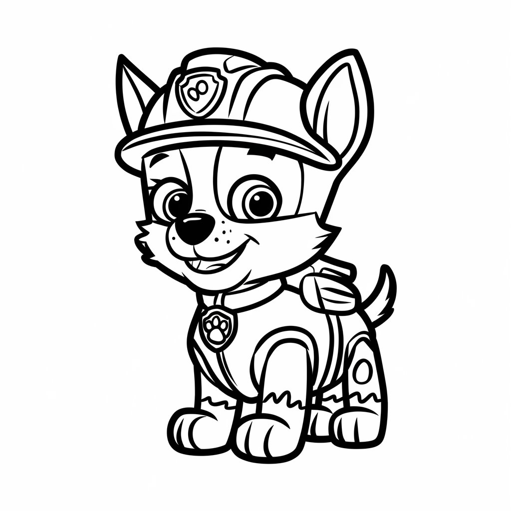 coloring pages paw patrol printable