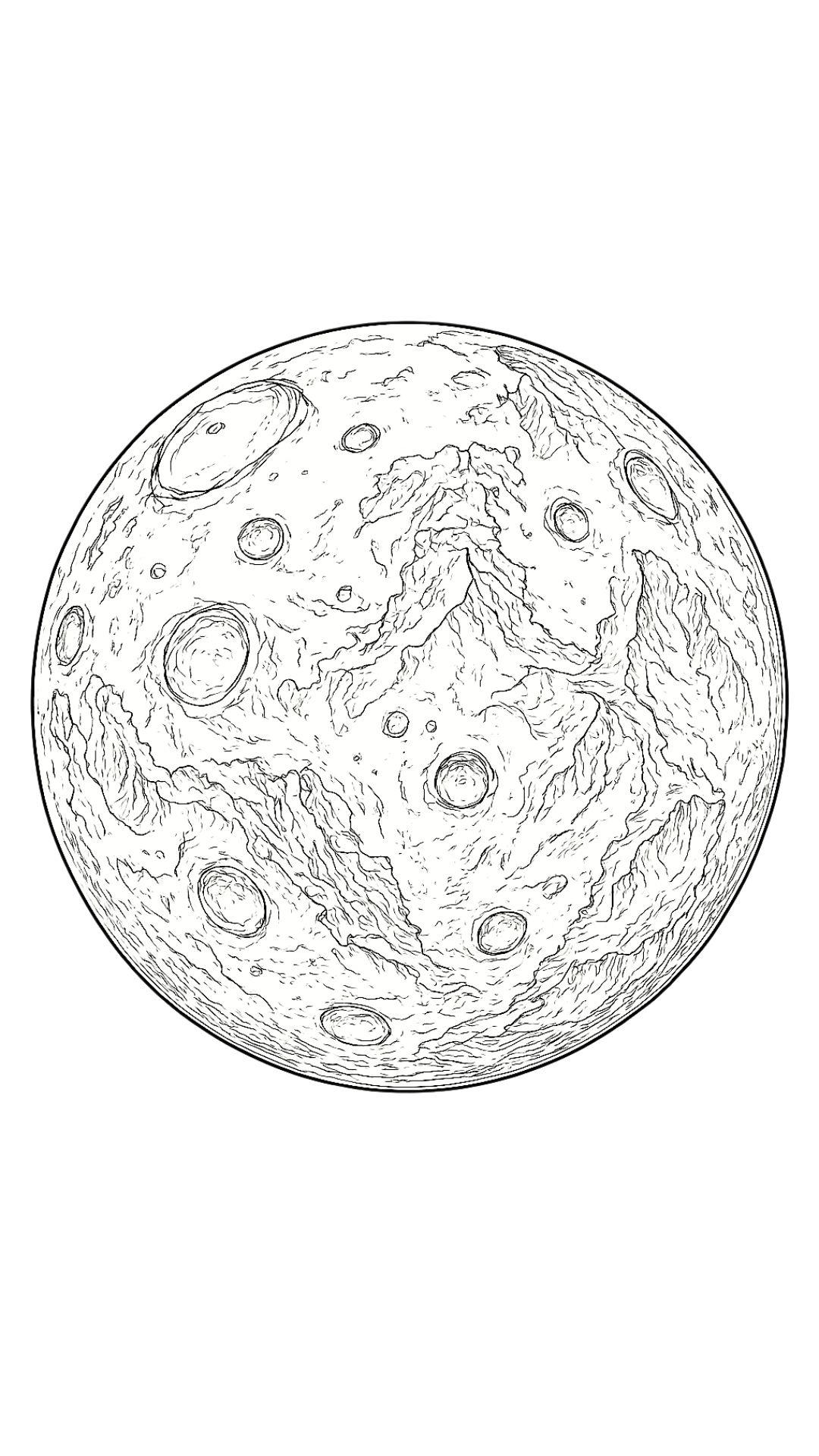 planet coloring sheet