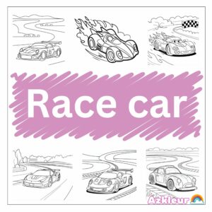 Race Car Coloring Pages