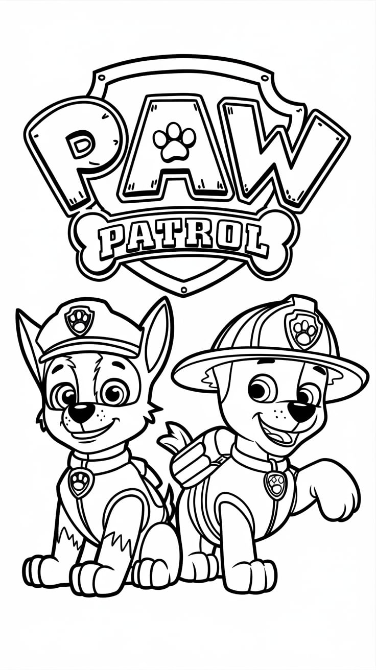 print paw patrol coloring pages