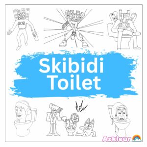 Skibidi Toilet Coloring Pages