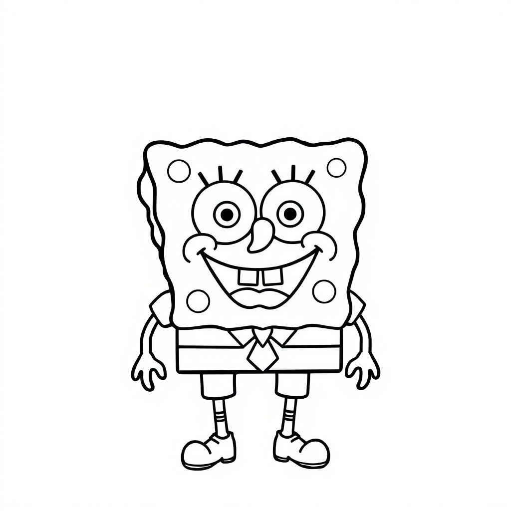 coloring pages of spongebob