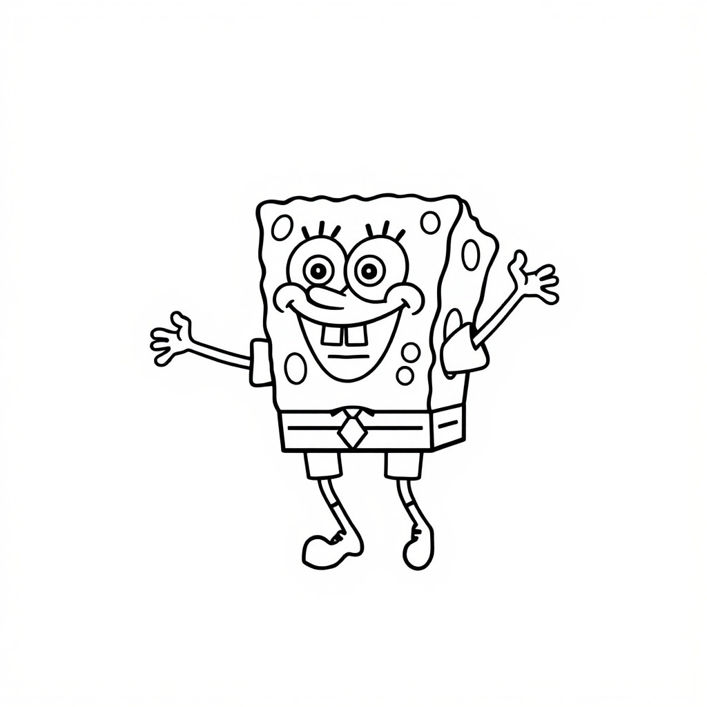coloring pages spongebob