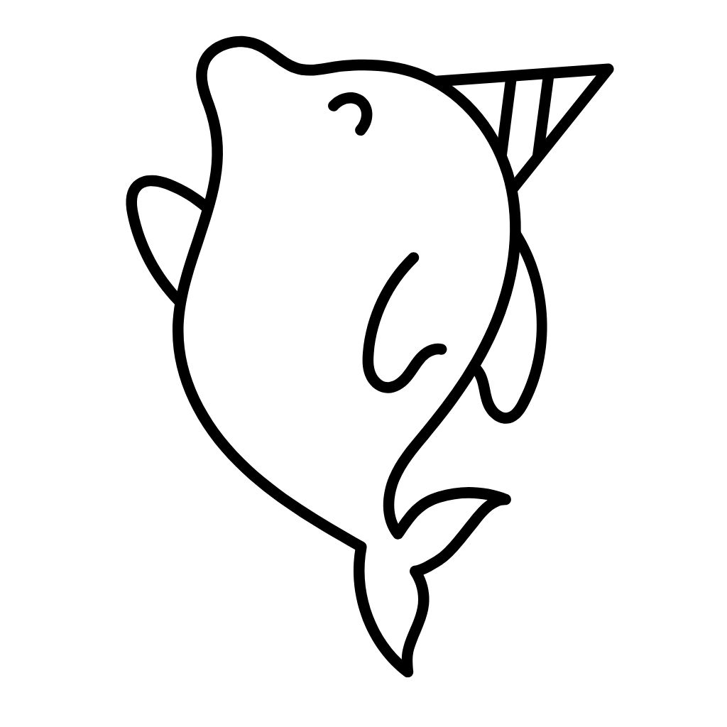 dolphin coloring pages