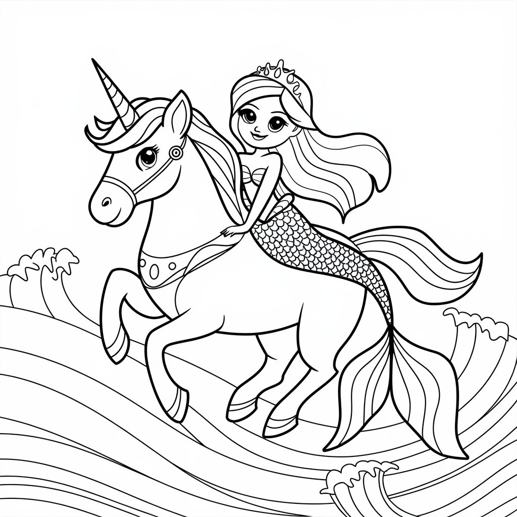 unicorn coloring pages