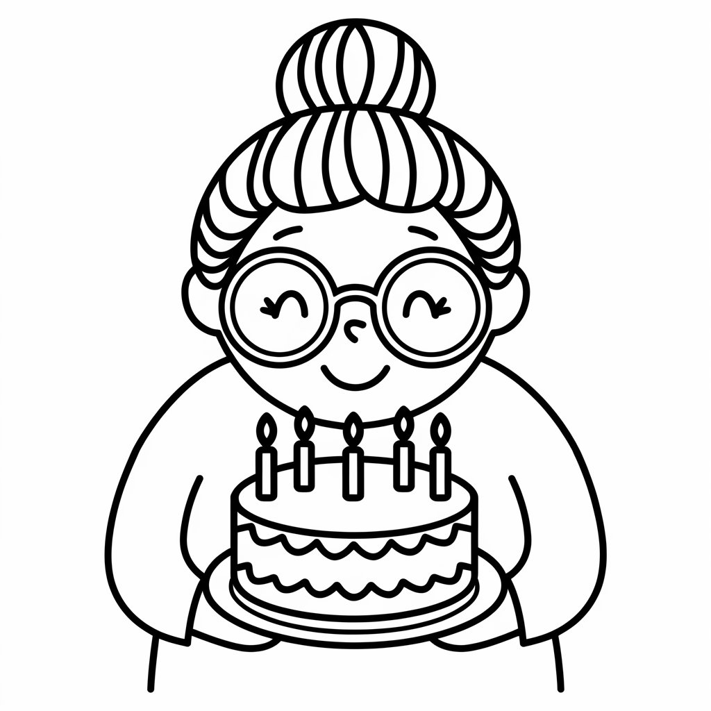 happy birthday coloring pages printable