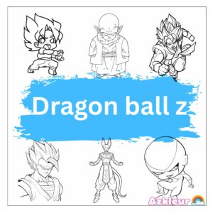 Dragon ball z coloring page