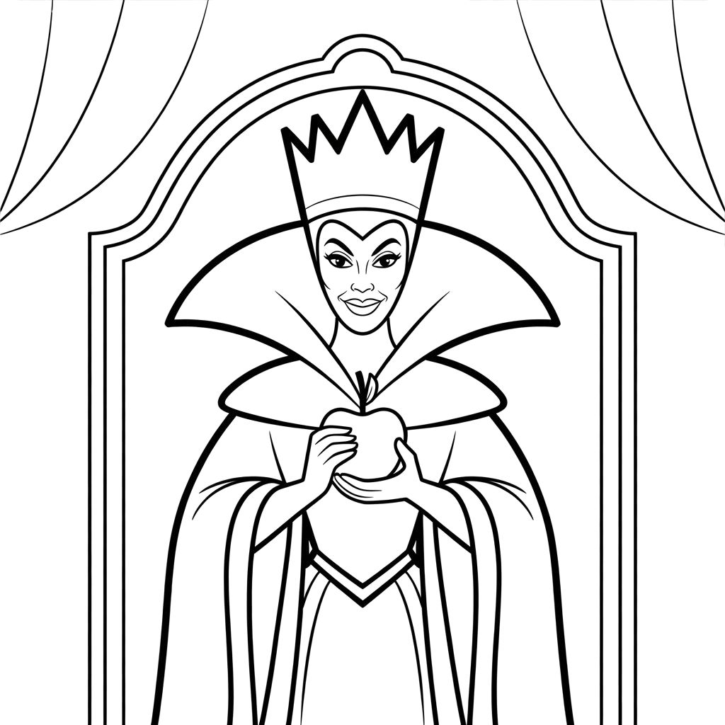 Evil Queen Coloring Pages