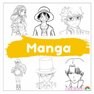 Manga Coloring Pages