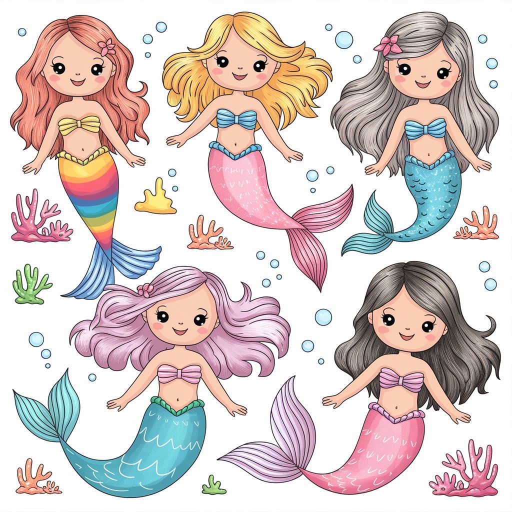 Which color is the most beautiful for a mermaid cover