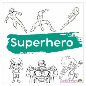 Superhero Coloring Pages