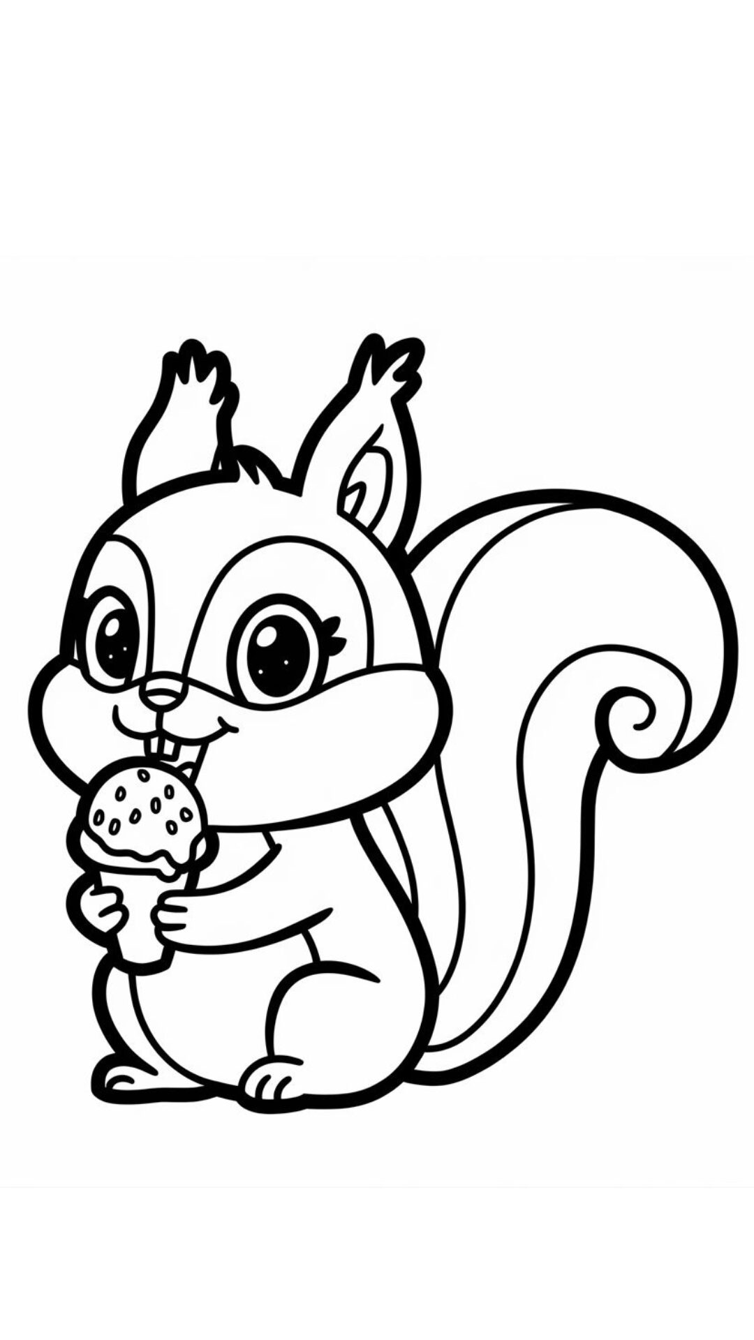 free printable squirrel coloring pages