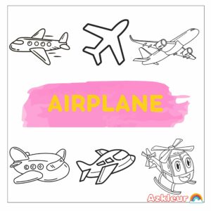 Airplane Coloring Pages