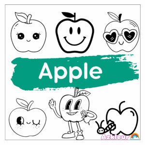 Apple Coloring Page