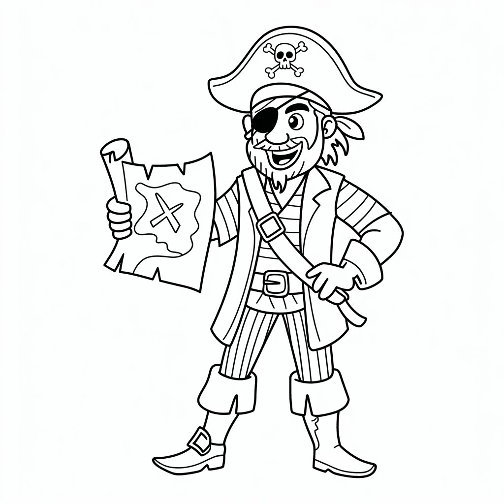 coloring pages pirates
