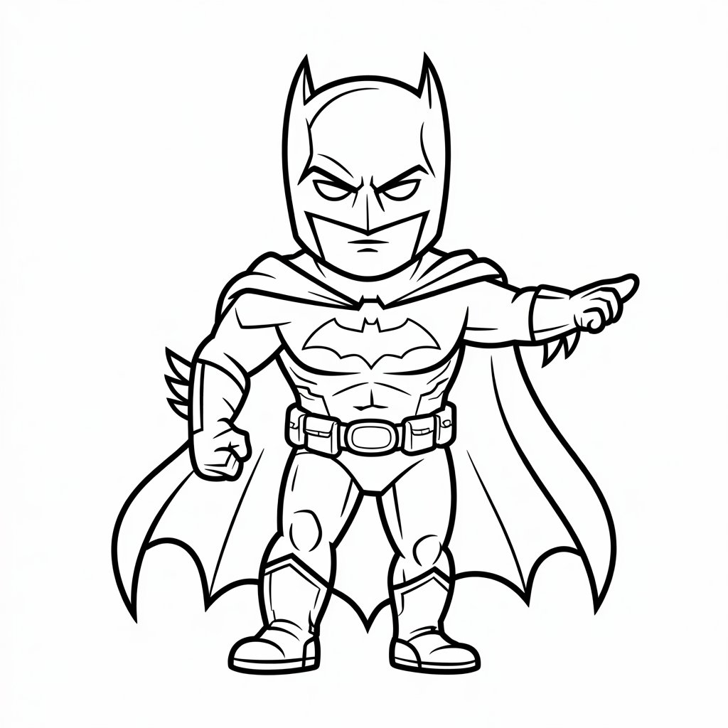 coloring pages batman