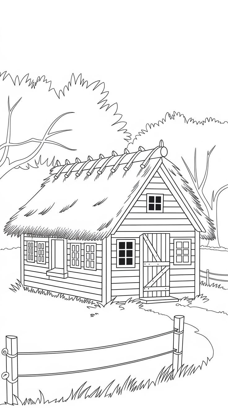 cute farm animal coloring pages