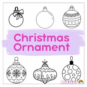 Christmas Ornament Coloring Page