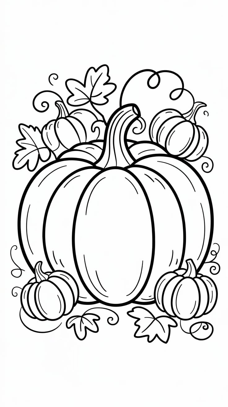 coloring pages pumpkin