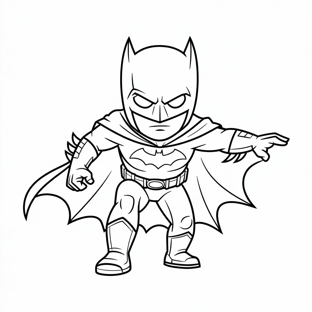 batman coloring book pages