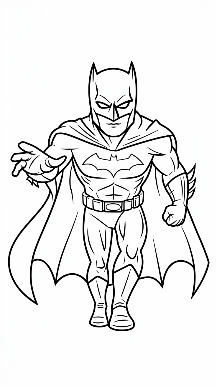free coloring pages batman